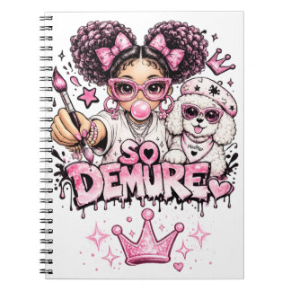 So Demure™ Starberry & MooMoo Spiral Notebook