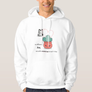 So Different , Perfect Together – Cute Love Couple Hoodie