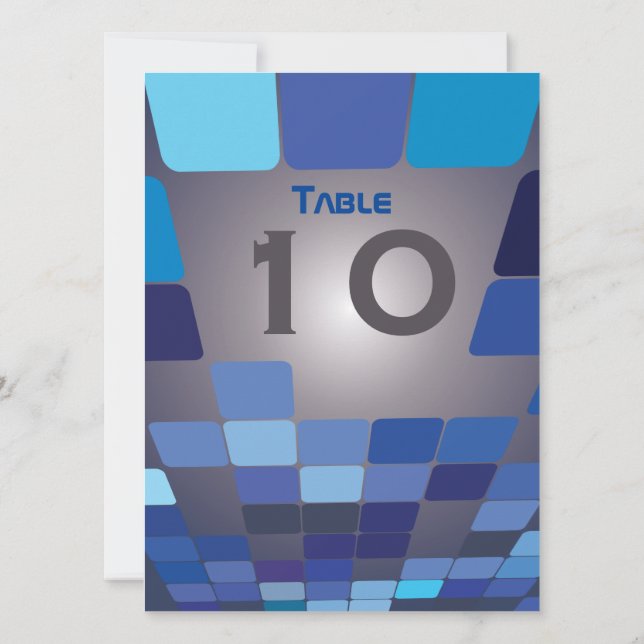 SO DIGITAL Bar Bat Mitzvah Table Seating Card (Back)