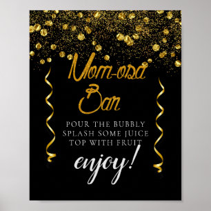 So Elegant Baby Shower Mimosa Bar Sign