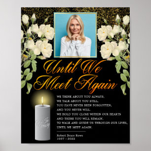 So Elegant Memorial Photo Funeral Poem Sign