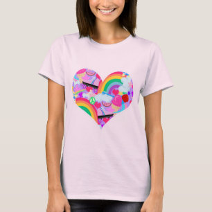 So Epic Eighties Explosion Heart T-Shirt