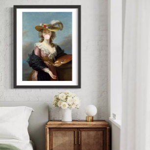So Extra Bubble Gum Diva in a Straw Hat Poster