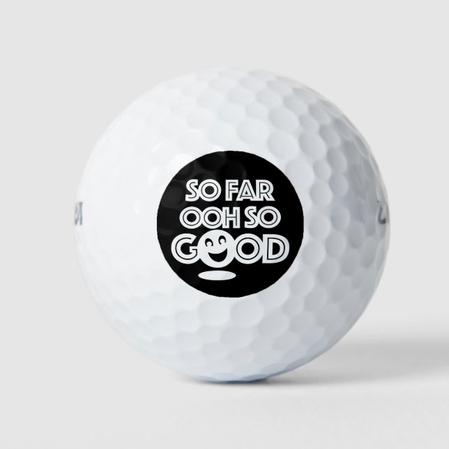So Far Ooh So Good Golf Balls (Front)