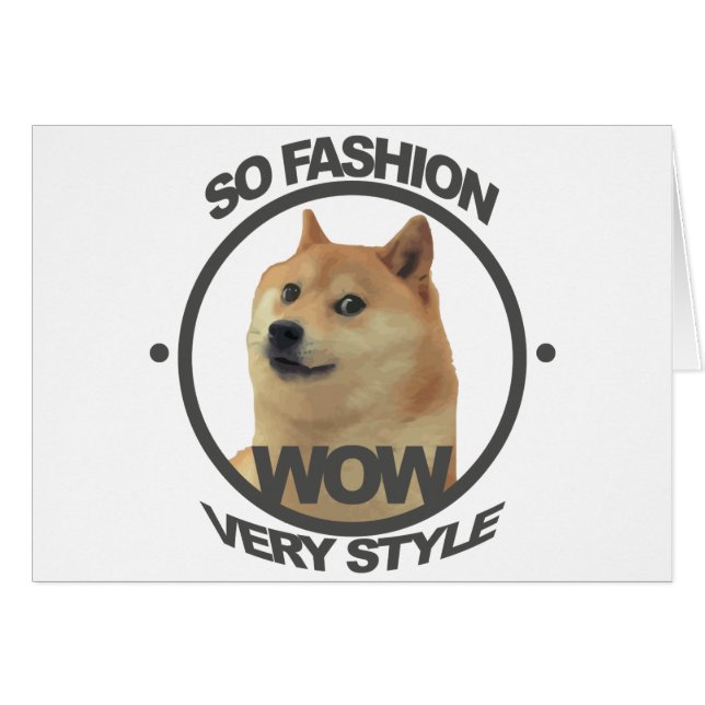 So Fashion, So Doge (Front Horizontal)
