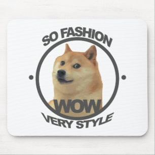 So Fashion, So Doge Mouse Mat