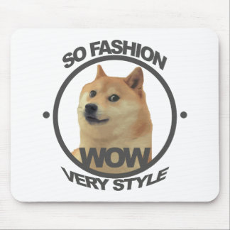 So Fashion, So Doge Mouse Mat
