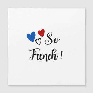 So French magnetic card