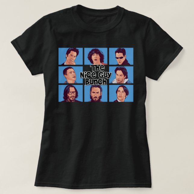 So Funny Keanu Art Reeves Funny Graphic Gift T-Shirt (Design Front)