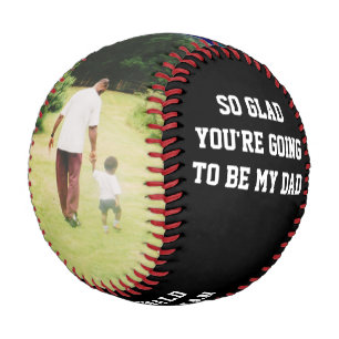 SO GLAD FUTURE DAD Adoption Father's Day Baseball