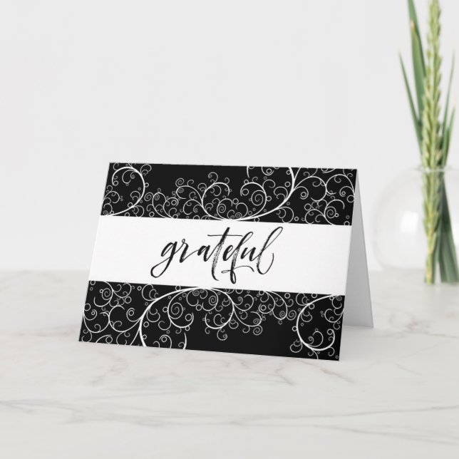 “So Grateful” Blank Folded Card (Front)