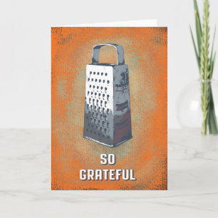 "SO GRATEFUL" thank you card