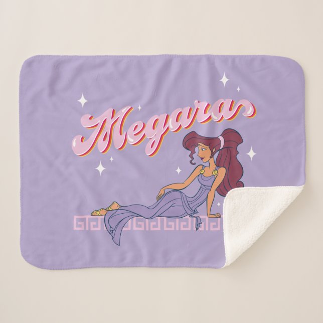 So Greek. So Chic. Megara Sherpa Blanket (Front (Horizontal))