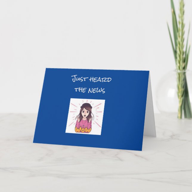 SO HAPPY FOR YOU CONGRATULATIONS CARD (Front)