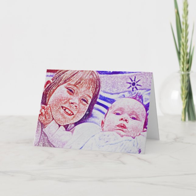 So happy to hear about your new baby card (Front)