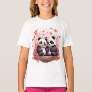 So Happy Together Panda pair  T-Shirt