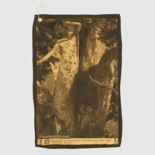 So haunted Moonlight Guardians of the Night Golf Towel