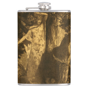 So haunted Moonlight Guardians of the Night Hip Flask