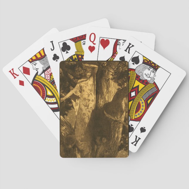 So haunted Moonlight Guardians of the Night Playing Cards (Back)