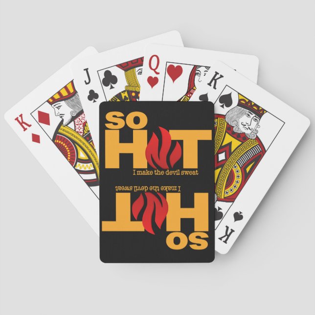 SO HOT playing cards (Back)