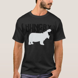 So Hungry Hippo T-shrits Funny Cute Hippopotamus H T-Shirt