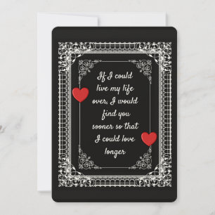 SO I COULD LOVE YOU LONGER -- VALENTINE CARD