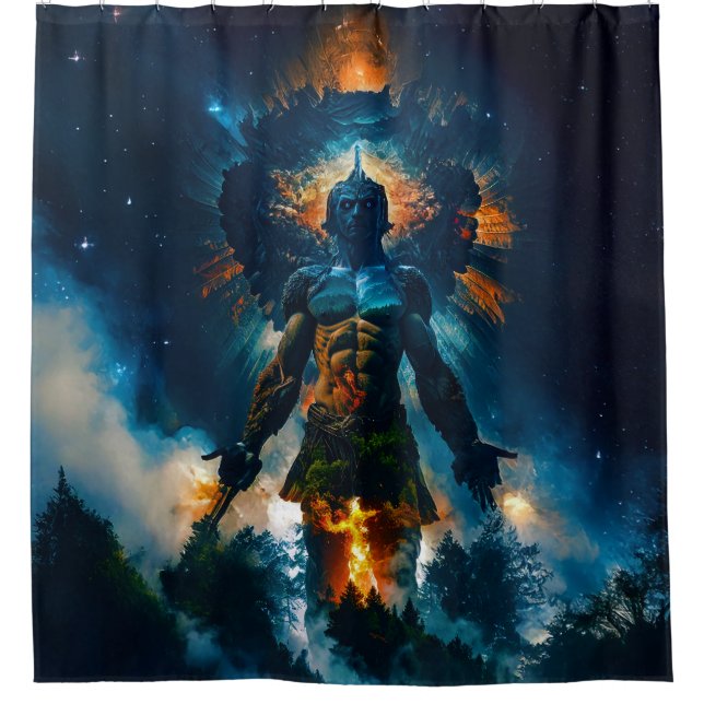 So It Begins Shower Curtain (Front)