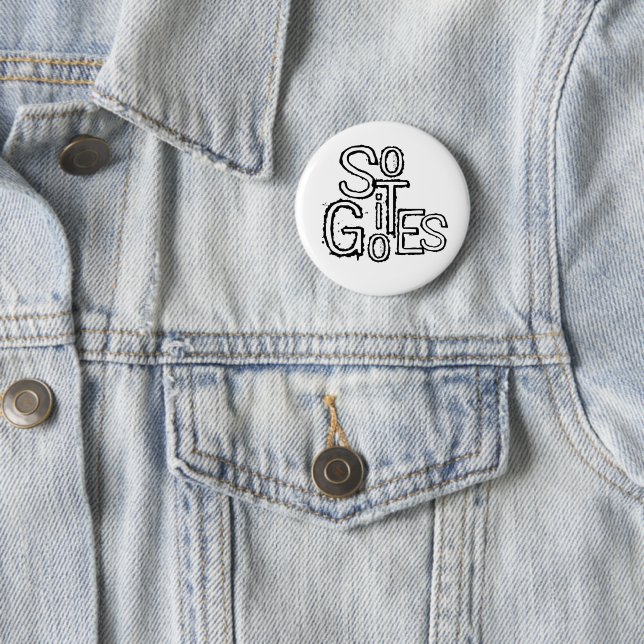 So it goes 6 cm round badge (In Situ)