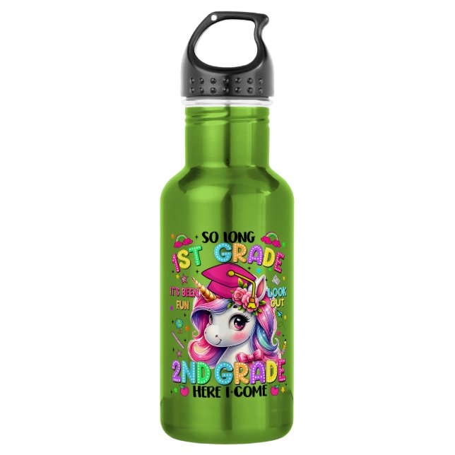 So Long 1st Grade 2nd Grade Here I Come 532 Ml Water Bottle (Front)