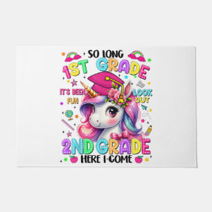 So Long 1st Grade 2nd Grade Here I Come Doormat
