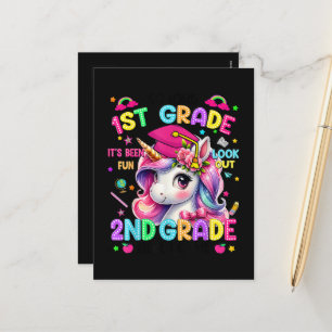 So Long 1st Grade 2nd Grade Here I Come Holiday Postcard