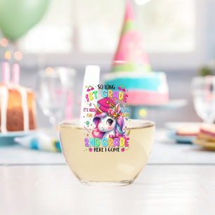 So Long 1st Grade 2nd Grade Here I Come Stemless Wine Glass