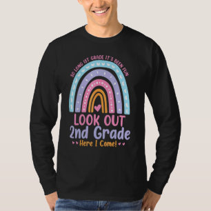 So Long 1st Grade Here I Come 2nd Grade Rainbow Gr T-Shirt