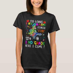 So Long 1st Look out 2nd Here I come Kids Dinosaur T-Shirt