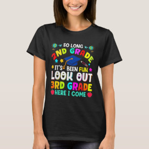 So Long 2nd Grade Graduation Graduate Teacher Kids T-Shirt
