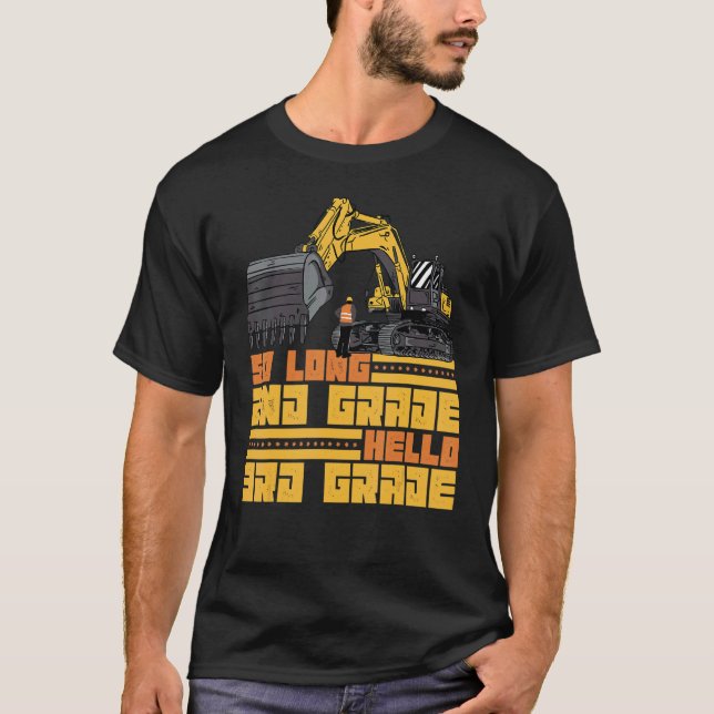 So Long 2nd Grade Hello 3rd Grade Student Boys 3rd T-Shirt (Front)
