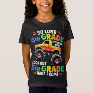 So Long 3rd Grade Graduation Monster Truck T-Shirt
