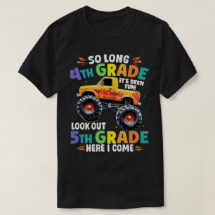 So Long 3rd Grade Graduation Monster Truck T-Shirt