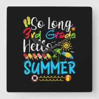 So Long 3rd Grade Hello Summer Last Day Of School.