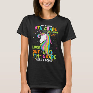 So Long 6th Grade 7th Grade Here I Come Graduation T-Shirt