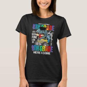 So Long 8th Grade Here I Come Dinosaur Monster Tru T-Shirt