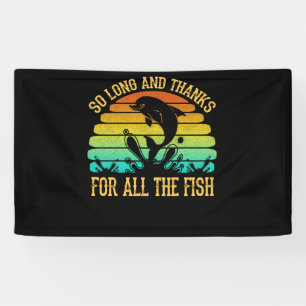 So Long And Thanks For All The Fish Vintage Banner
