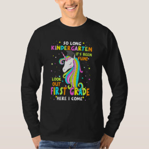 So Long Kindergarten 1st Grade Here I Come Graduat T-Shirt