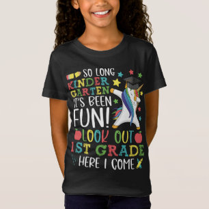 So Long Kindergarten 1st Grade Here I Come Unicorn T-Shirt
