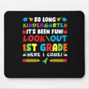 So Long Kindergarten 1st Grade Mouse Mat