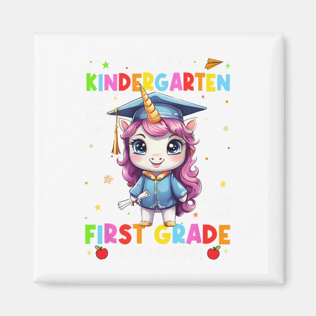 So Long Kindergarten Graduation Last Day Of School Magnet (Front)