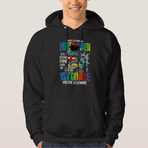 So Long Kindergarten Here I Come Dinosaur Monster Hoodie