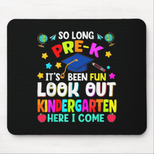 So Long Prek Graduation Graduate Teacher Kid Boy G Mouse Mat