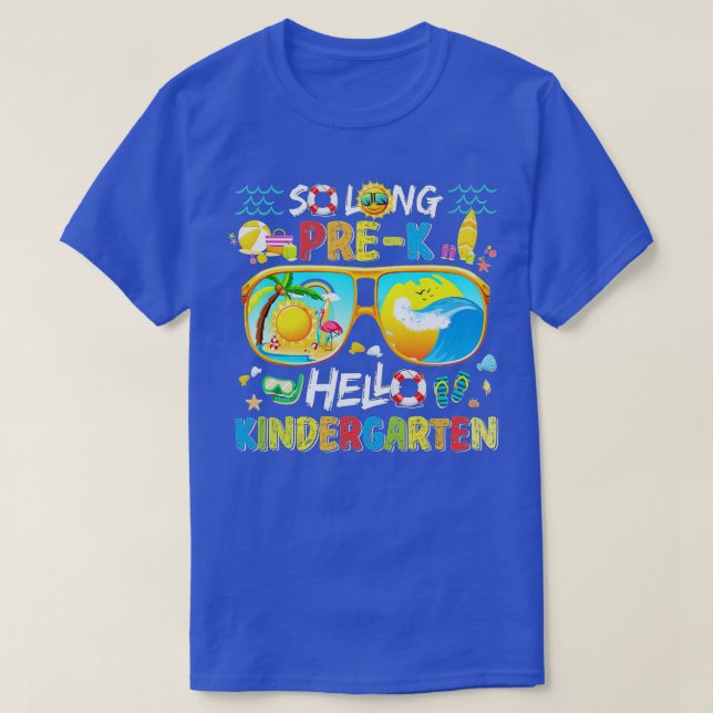 So Long Prek Hello Kindergarten Prek Graduation Sc T-Shirt (Design Front)