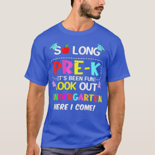 So Long PreK Kindergarten Here I Come Unicorn Grad T-Shirt